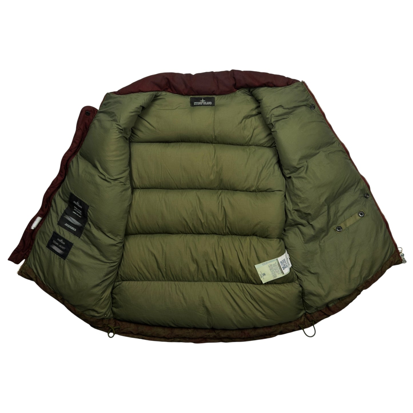 A/W 15 Stone Island Shadow Project DPM Grid Jacquard Down Gilet