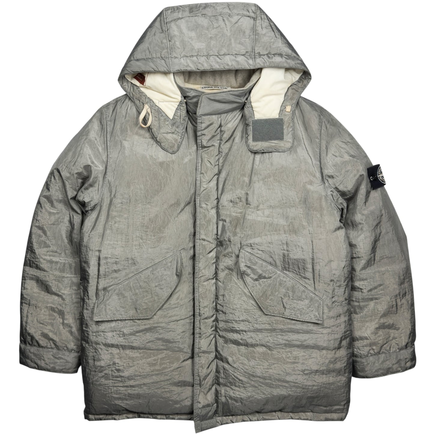 A/W 99 Stone Island Pure Metal Shell Down Jacket