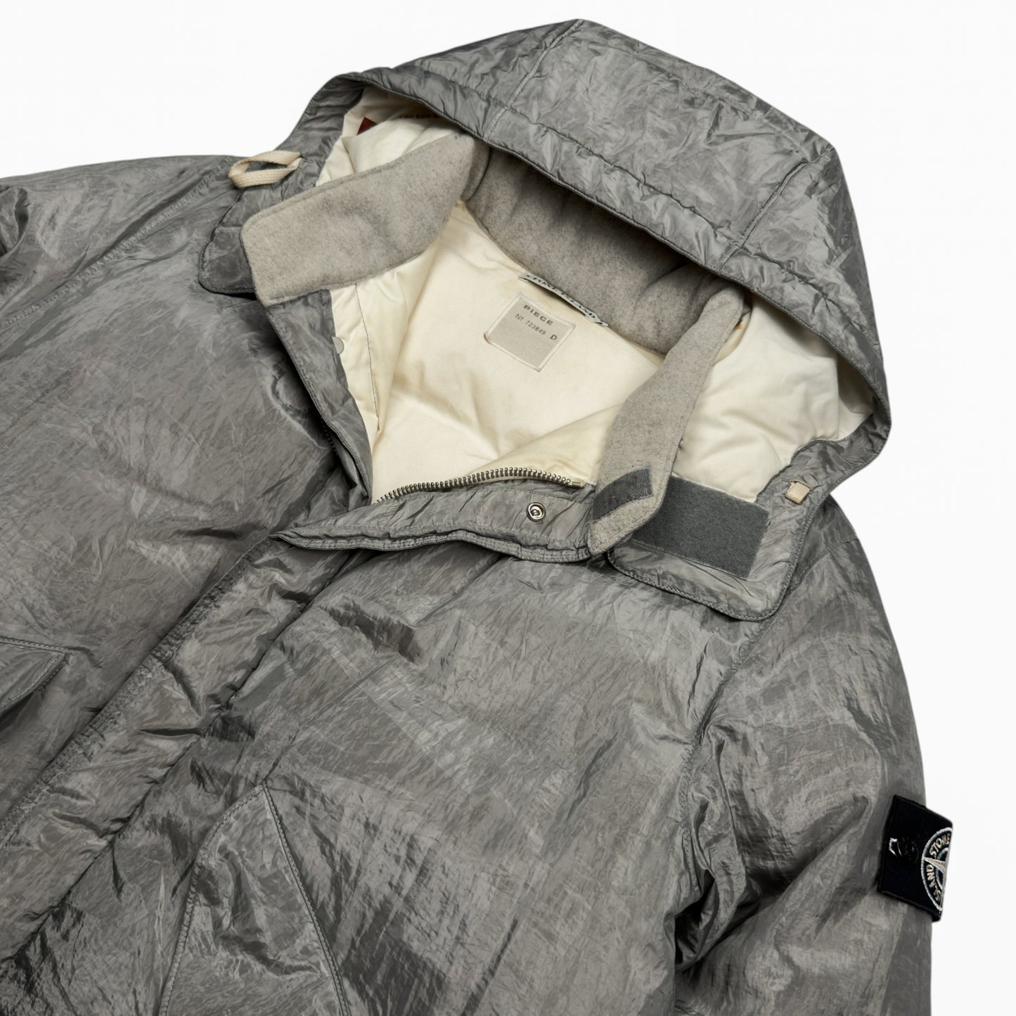 A/W 99 Stone Island Pure Metal Shell Down Jacket