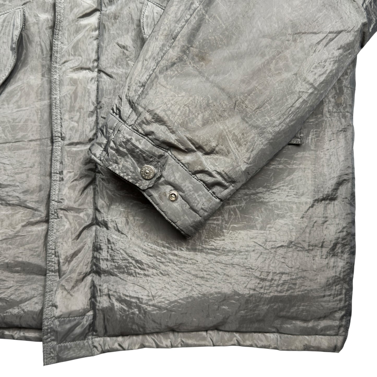A/W 99 Stone Island Pure Metal Shell Down Jacket