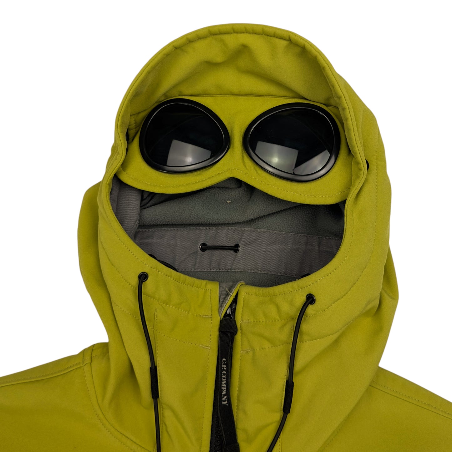 C.P. Company Soft Shell Goggle Jacket - Yellow