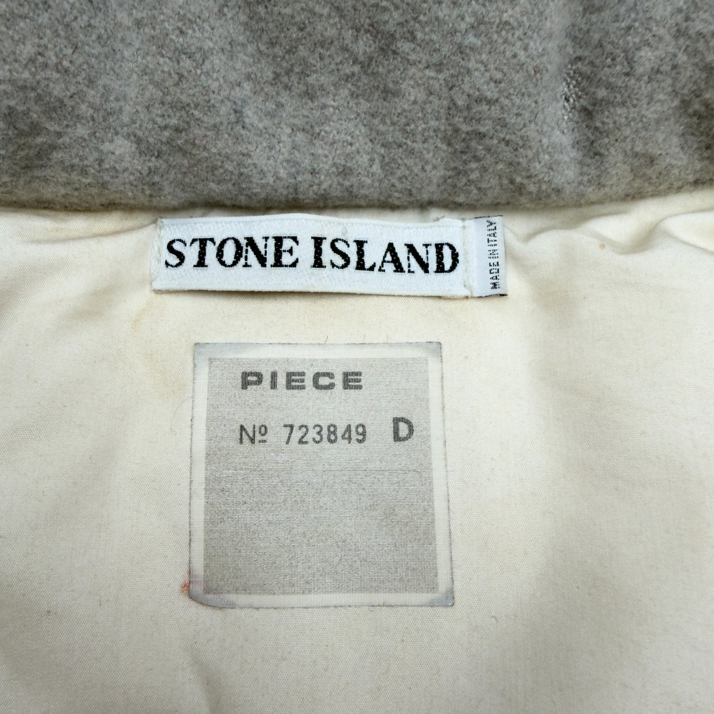 A/W 99 Stone Island Pure Metal Shell Down Jacket
