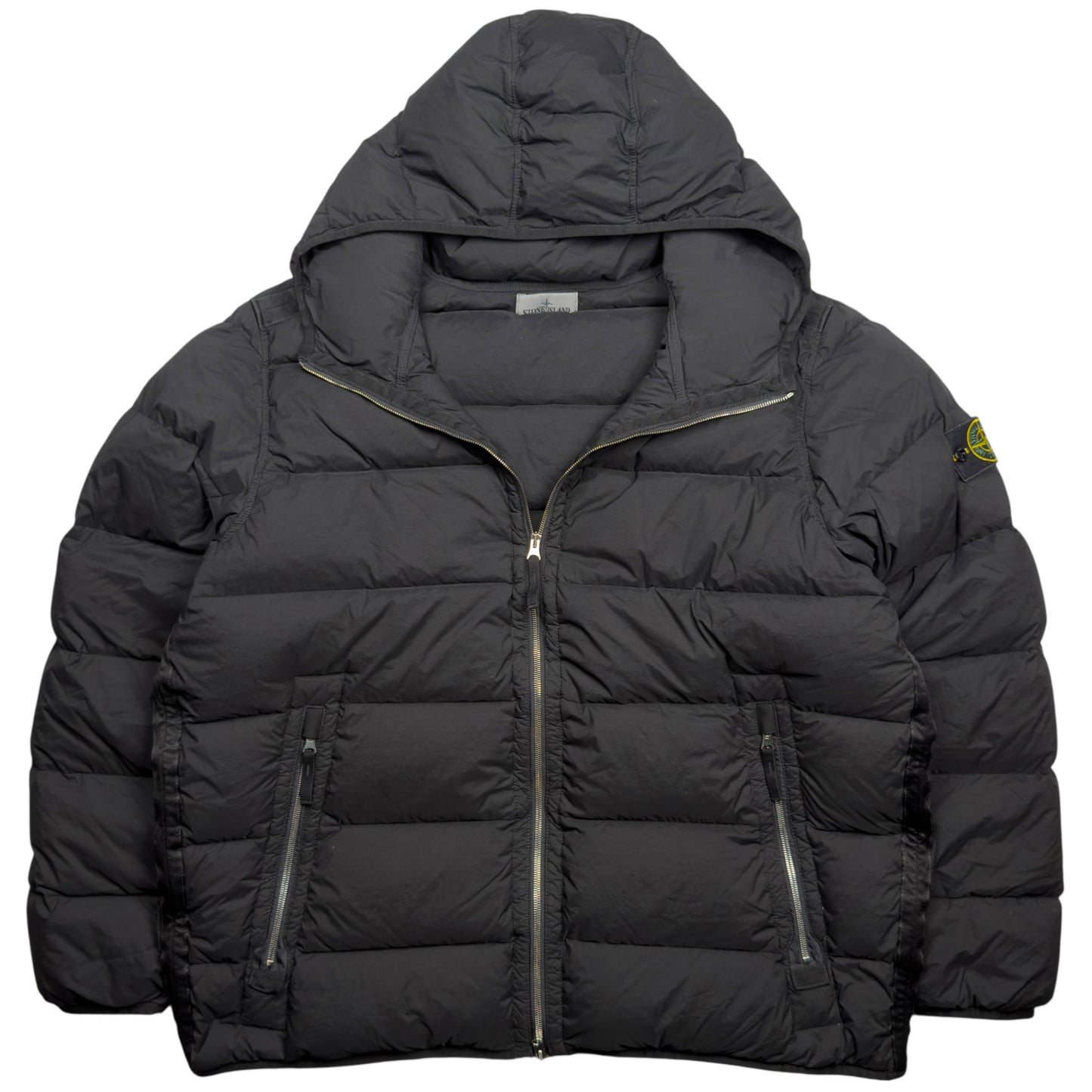 A/W 23 Stone Island Seamless Tunnel Nylon Down TC Puffer Jacket - Black