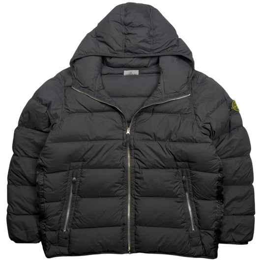 A/W 23 Stone Island Seamless Tunnel Nylon Down TC Puffer Jacket - Black