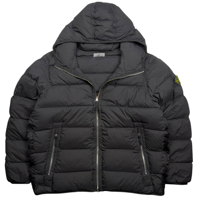 A/W 23 Stone Island Seamless Tunnel Nylon Down TC Puffer Jacket - Black