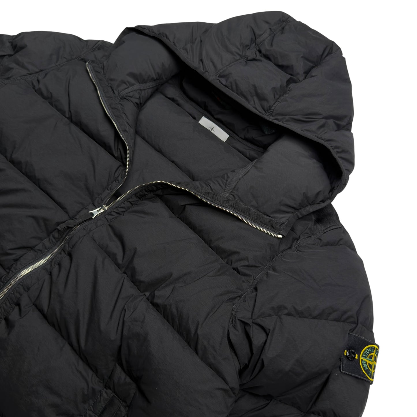 A/W 23 Stone Island Seamless Tunnel Nylon Down TC Puffer Jacket - Black