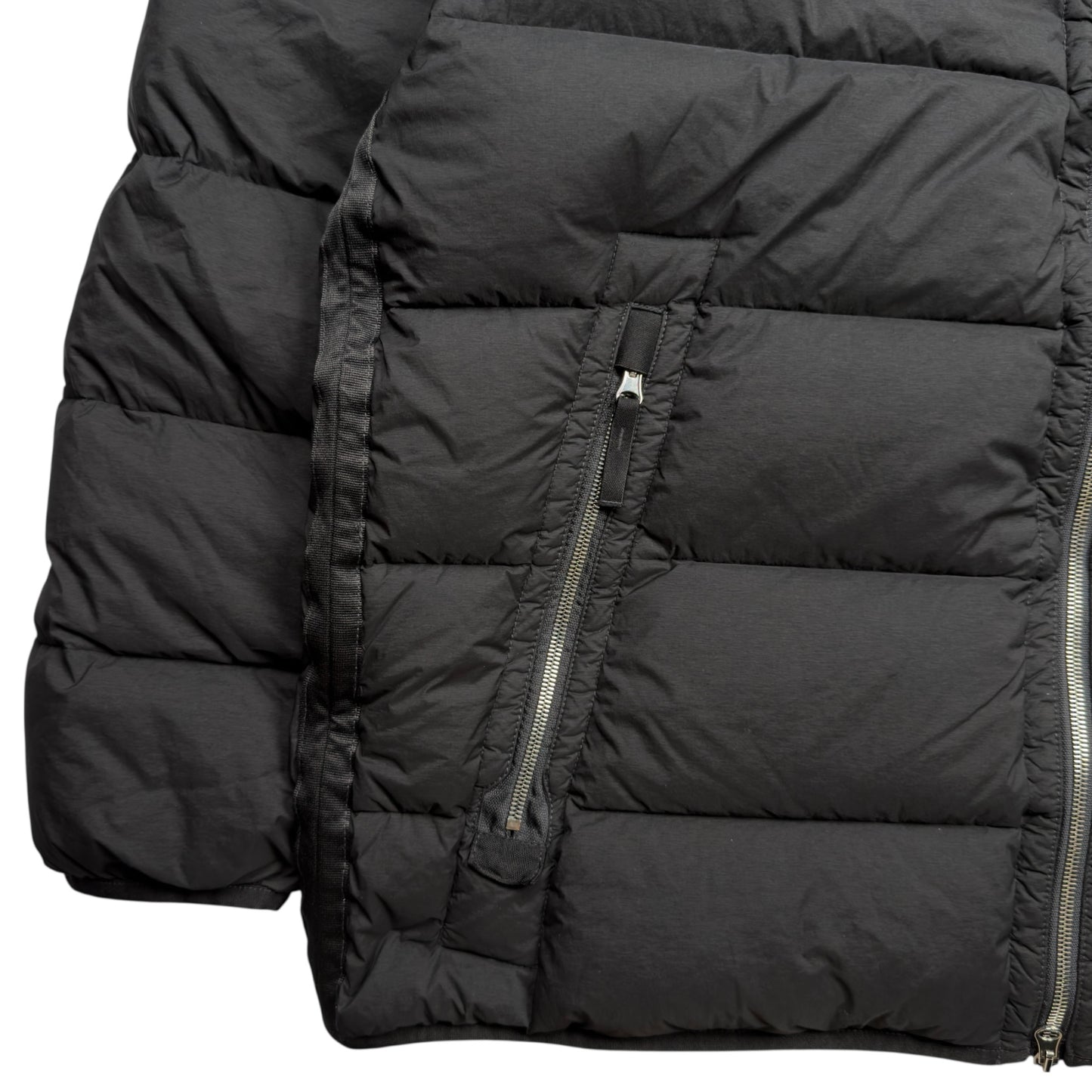 A/W 23 Stone Island Seamless Tunnel Nylon Down TC Puffer Jacket - Black