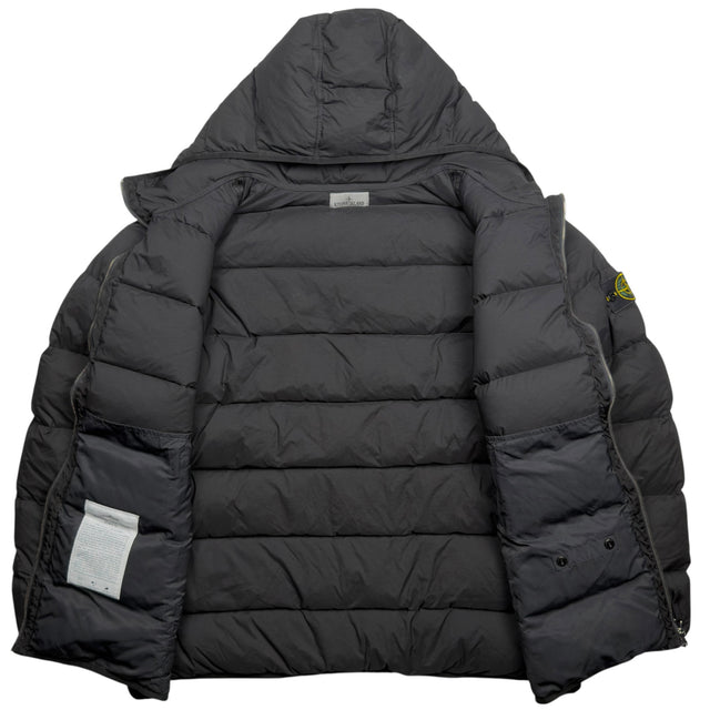 A/W 23 Stone Island Seamless Tunnel Nylon Down TC Puffer Jacket - Black