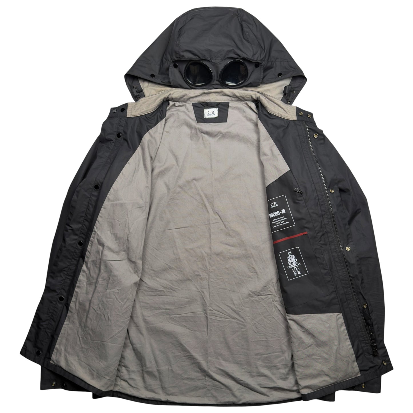 C.P. Company Micro M Goggle Jacket - Black