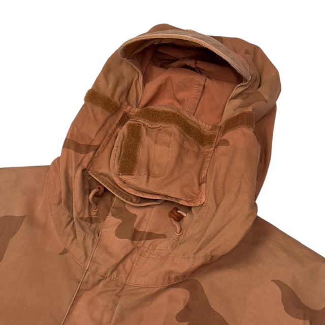 S/S 19 Stone Island x Supreme Riot Mask Brushed Cotton 2C Camo OVD Jacket