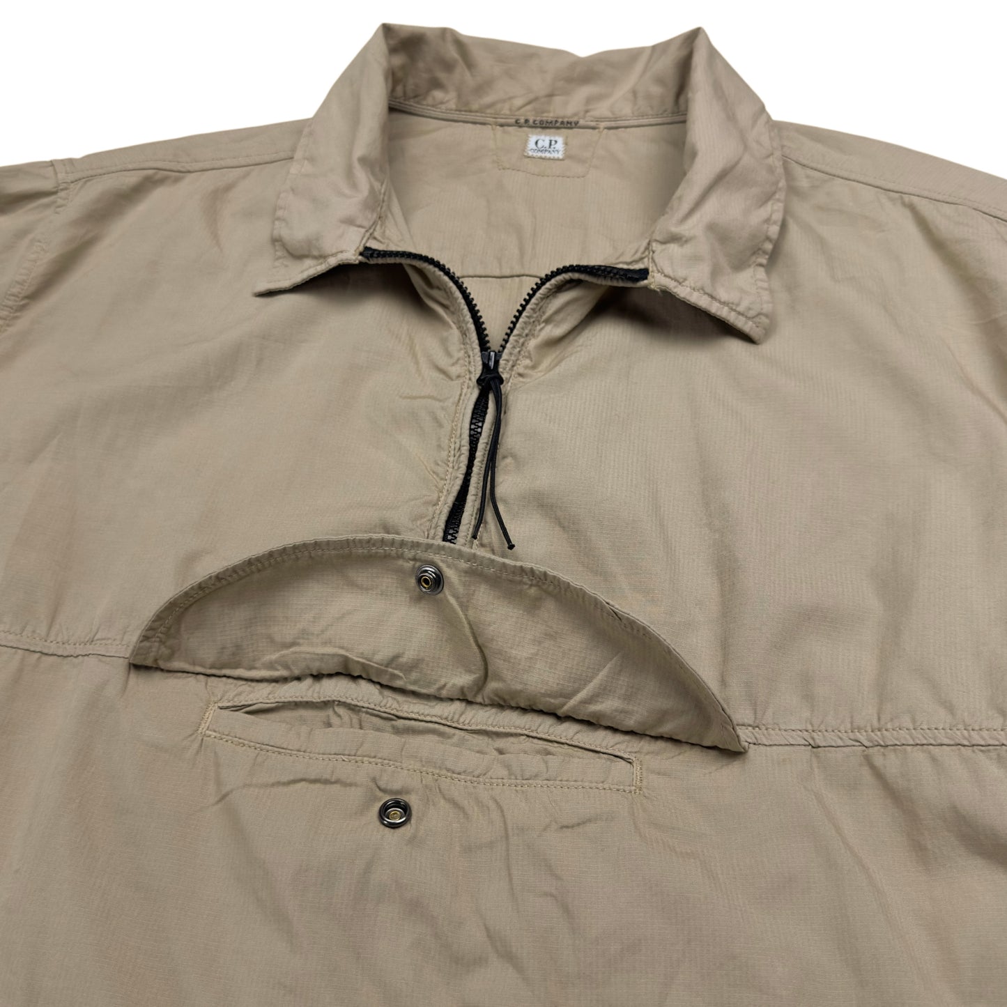 C.P. Company Cotton Rip Stop Smock - Beige