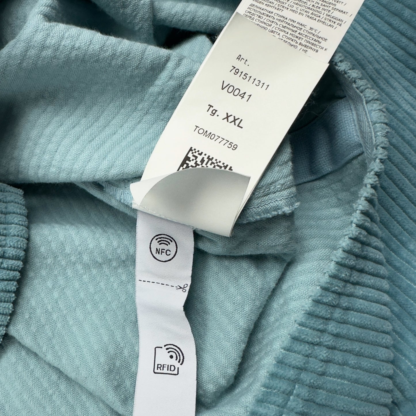 A/W 23 Stone Island Corduroy Overshirt - Baby Blue