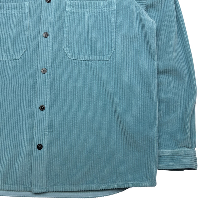 A/W 23 Stone Island Corduroy Overshirt - Baby Blue