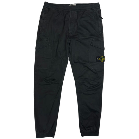 A/W 20 Stone Island Cargo Trousers 36 RE-T - Black