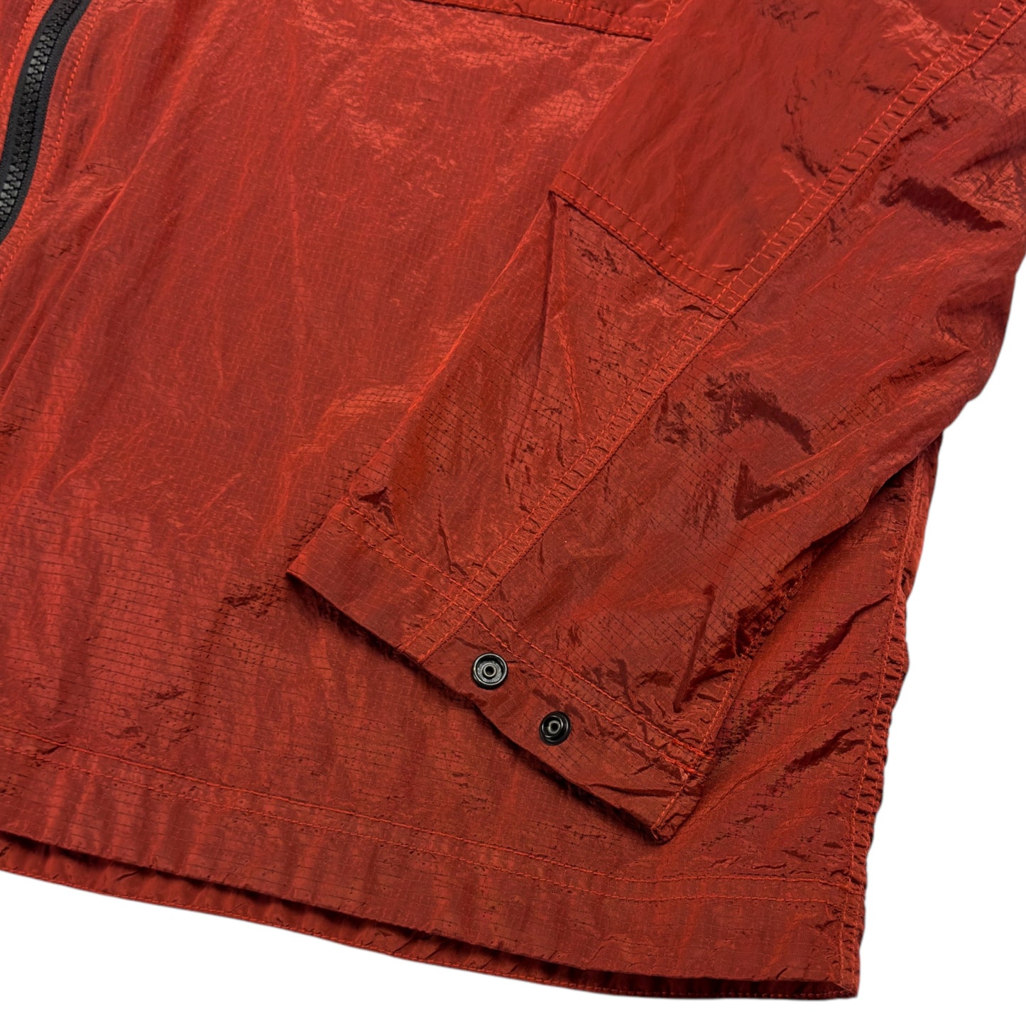 S/S 19 Stone Island Nylon Metal Ripstop Overshirt - Orange