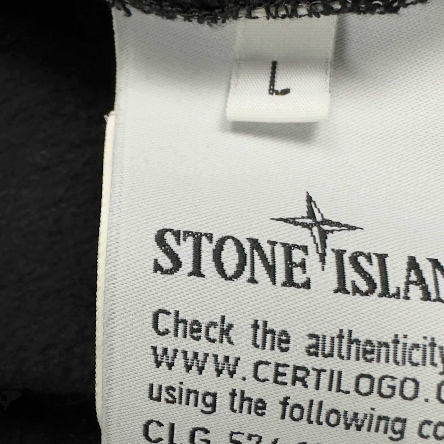 A/W 18 Stone Island Reflective Sweater - Black