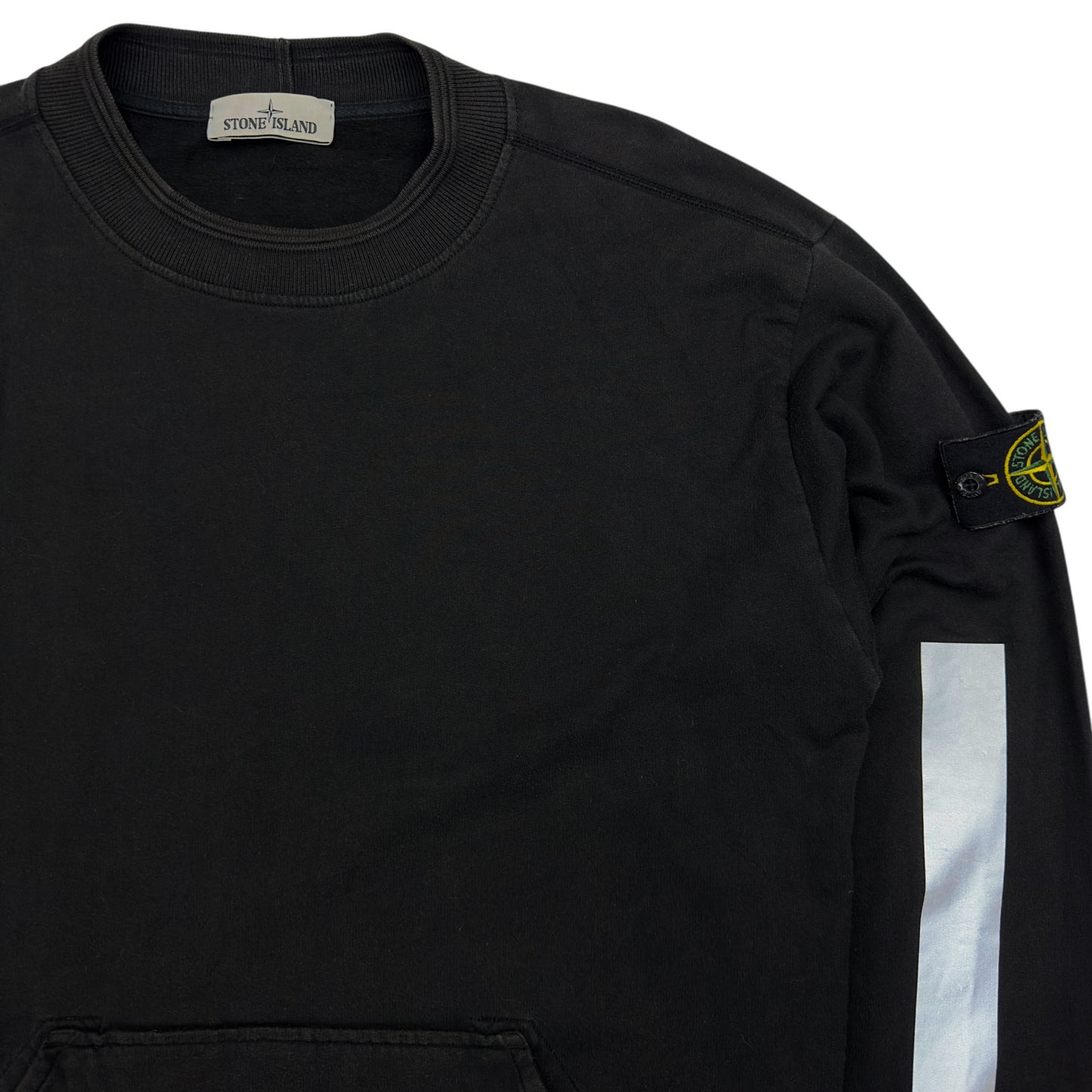 A/W 18 Stone Island Reflective Sweater - Black