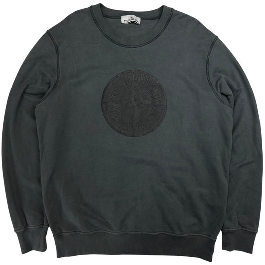 A/W 23 Stone Island "Industrial One" Textured Print Sweater