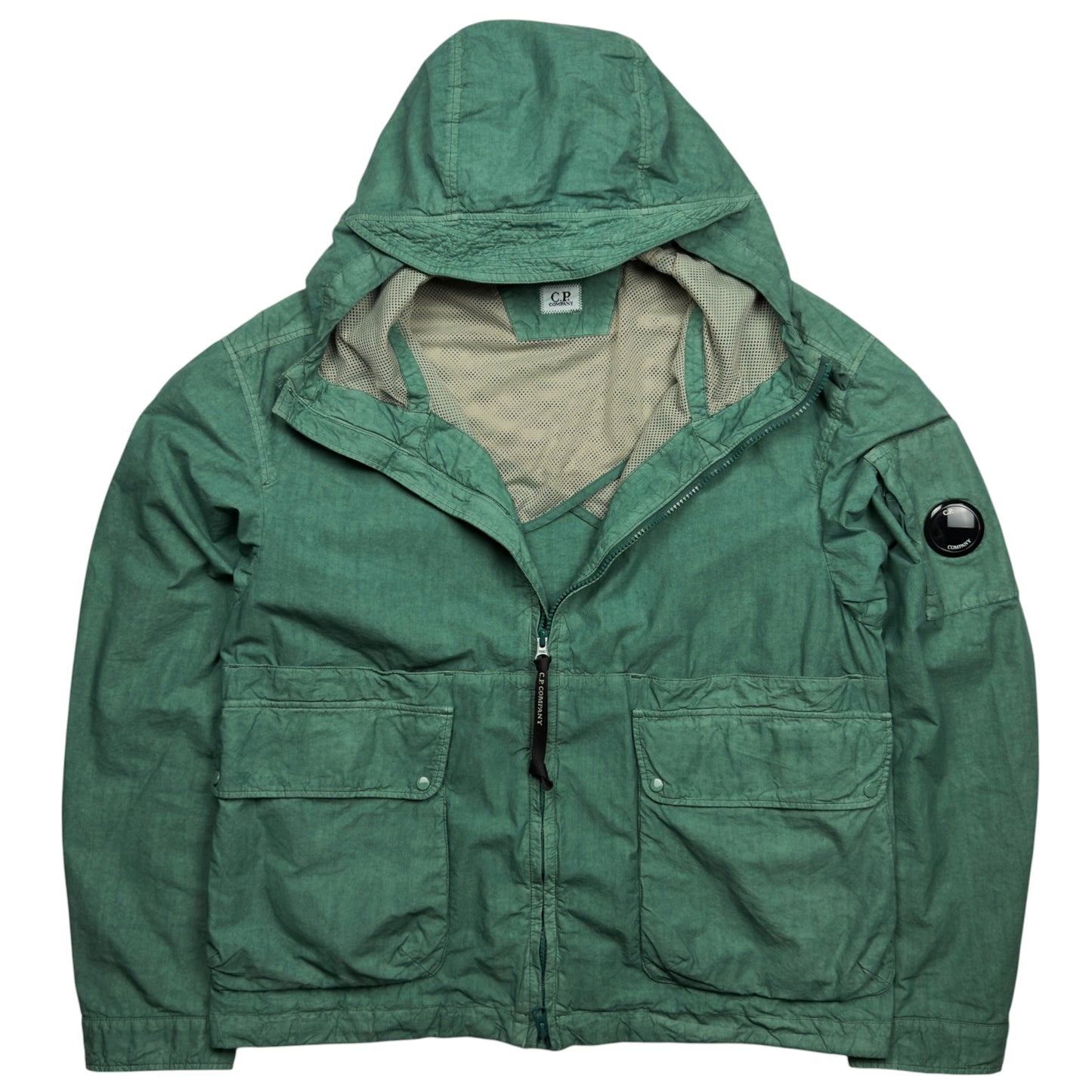 C.P. Company Ba-Tic Wax Cotton "Deadpool" Jacket - Green