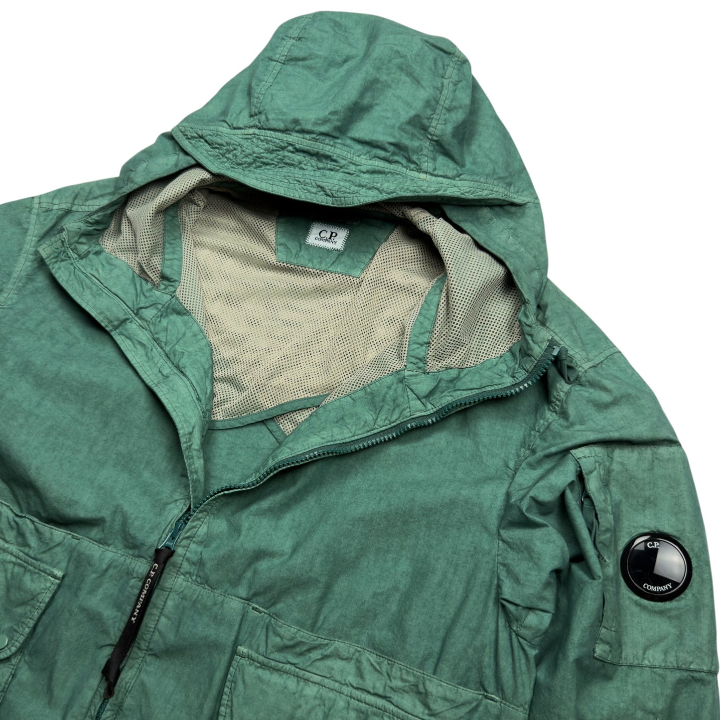 C.P. Company Ba-Tic Wax Cotton "Deadpool" Jacket - Green