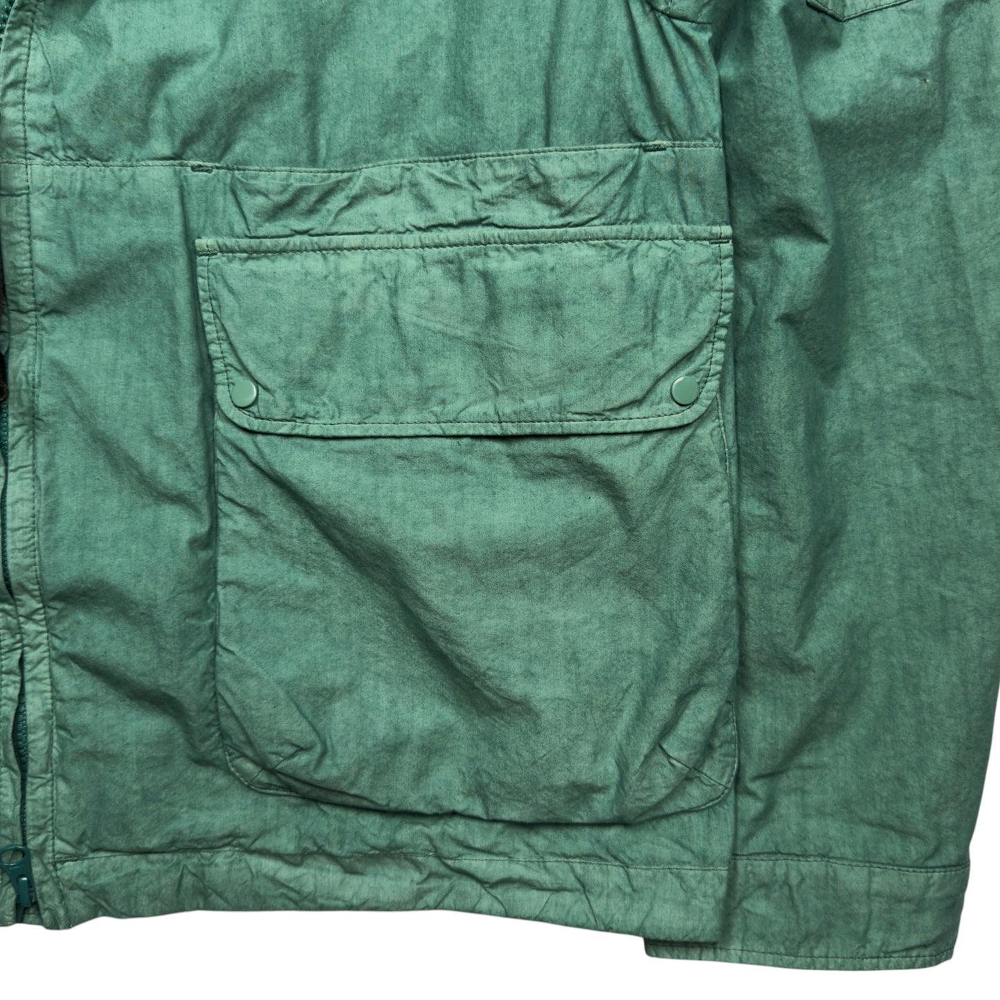 C.P. Company Ba-Tic Wax Cotton "Deadpool" Jacket - Green