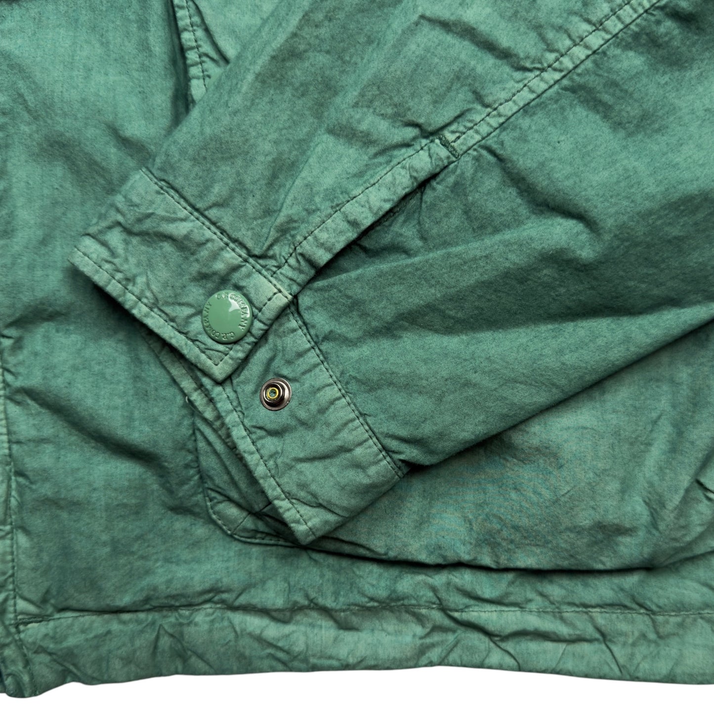 C.P. Company Ba-Tic Wax Cotton "Deadpool" Jacket - Green
