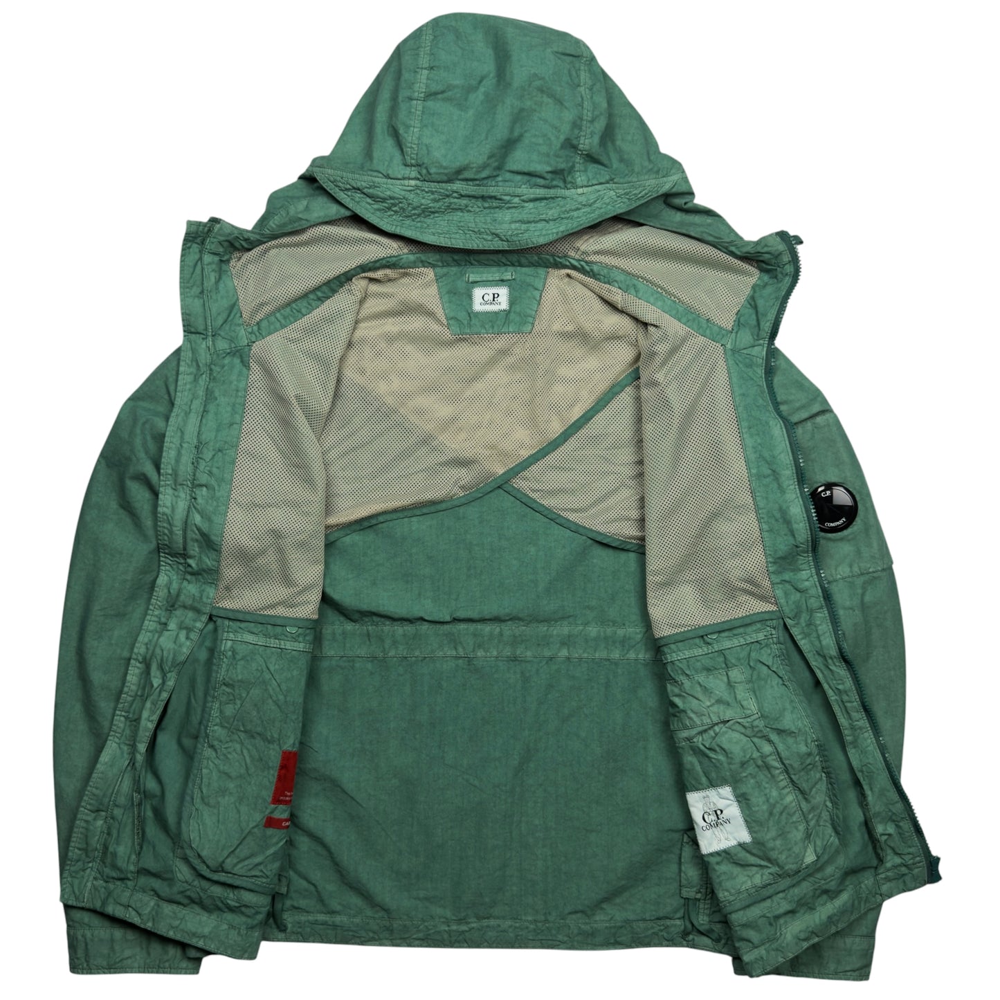 C.P. Company Ba-Tic Wax Cotton "Deadpool" Jacket - Green