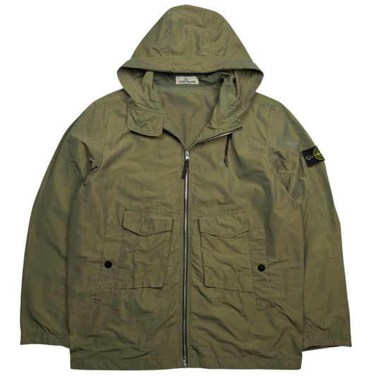 S/S 21 Stone Island Micro Reps Parka Jacket - Khaki