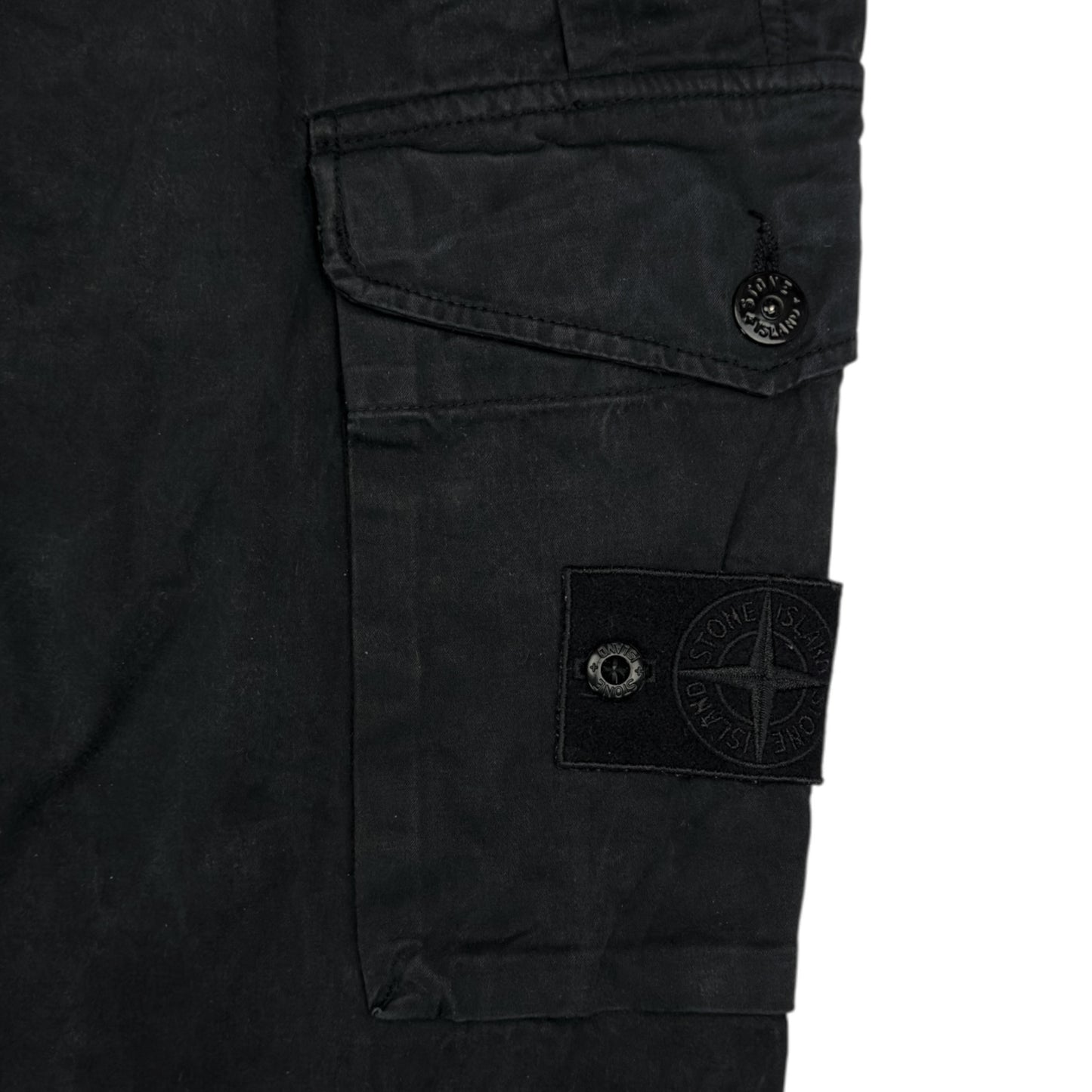 A/W 20 Stone Island Ghost Cargo Trousers 36 CO - Black