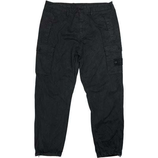 A/W 20 Stone Island Ghost Cargo Trousers 36 CO - Black