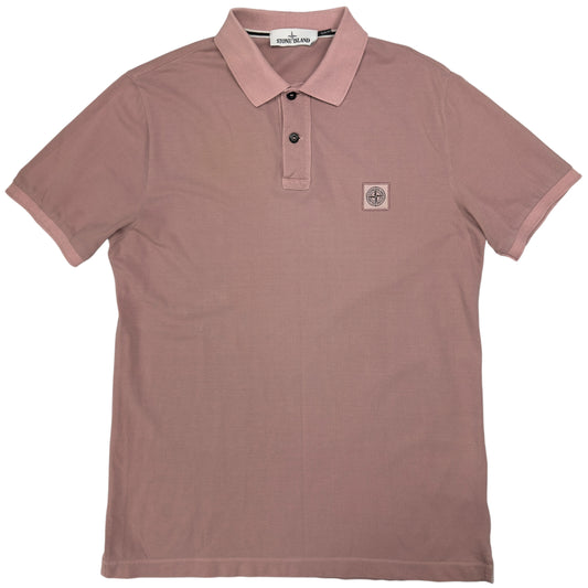 S/S 21 Stone Island Polo Shirt - Dusty Pink