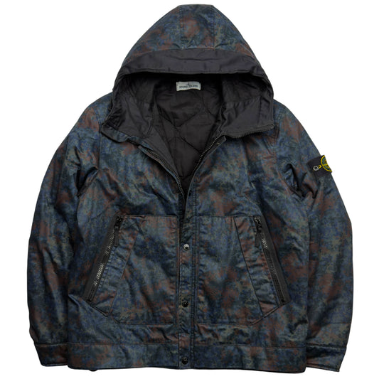A/W 13 Stone Island Raso Gommato Camo Print OVD Jacket