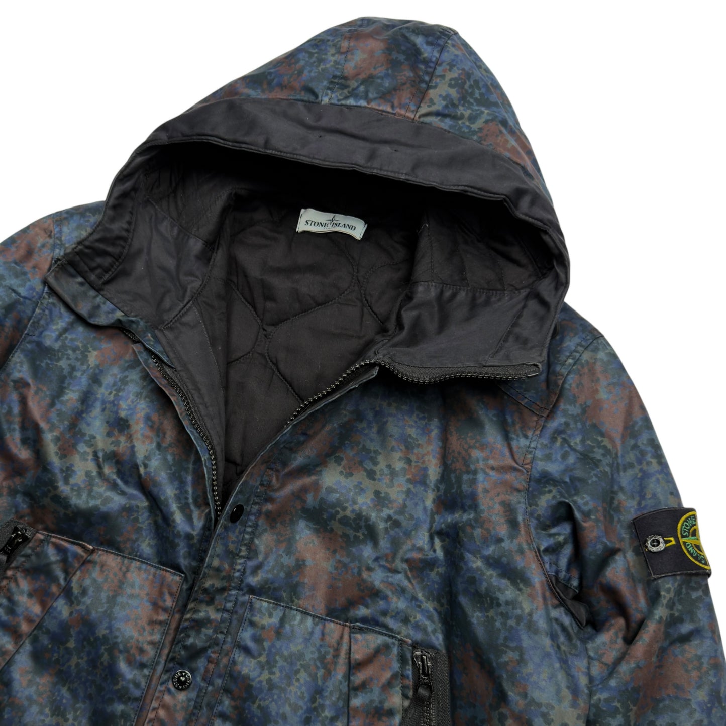 A/W 13 Stone Island Raso Gommato Camo Print OVD Jacket