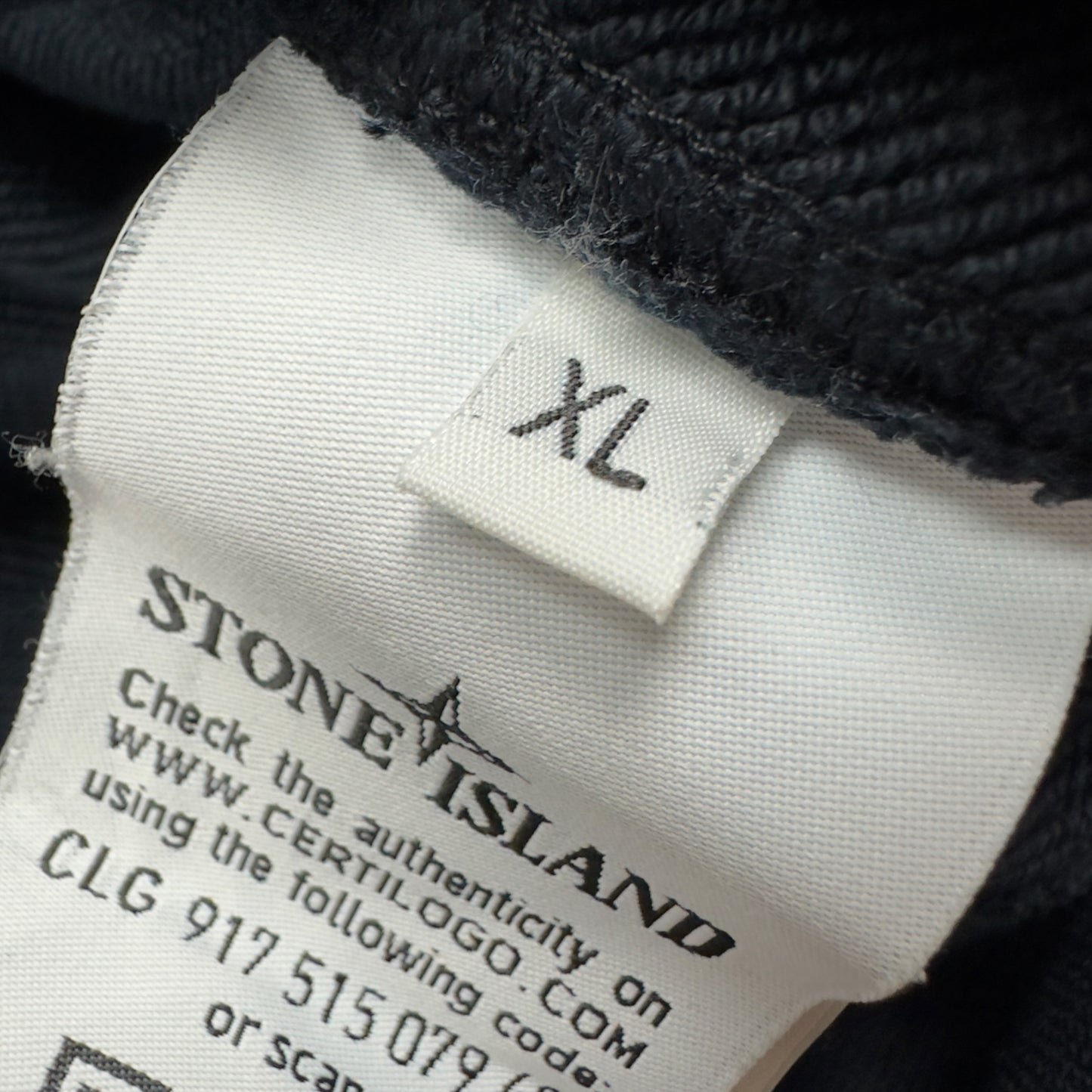 S/S 20 Stone Island Full Zip Hoodie - Navy