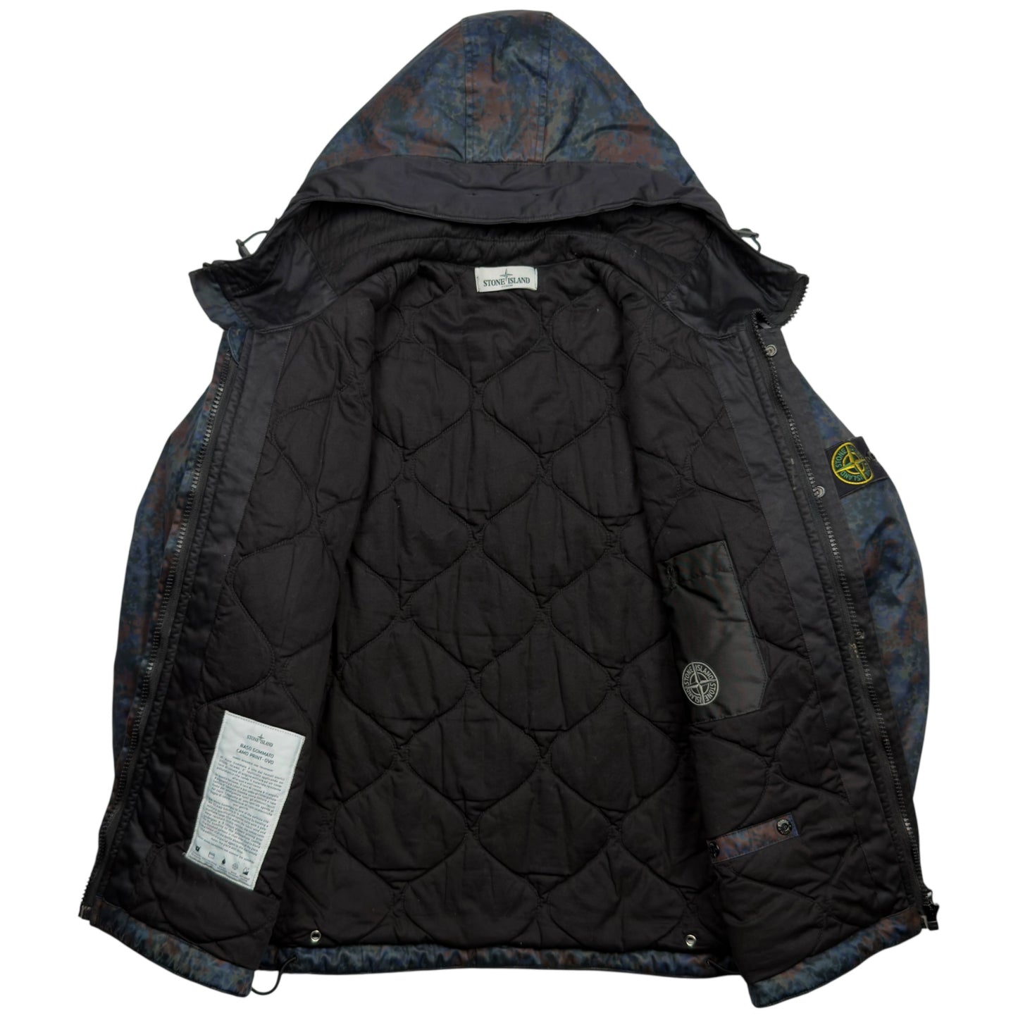 A/W 13 Stone Island Raso Gommato Camo Print OVD Jacket