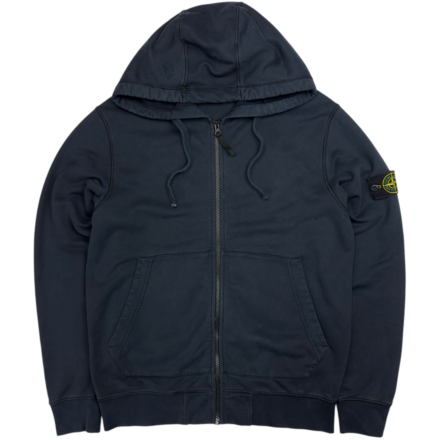 S/S 20 Stone Island Full Zip Hoodie - Navy