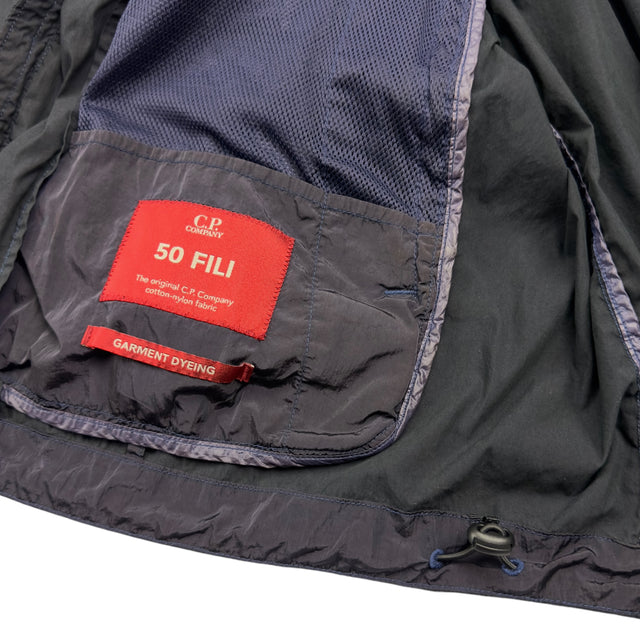 C.P. Company 50 Fili Track Jacket - Navy / Purple