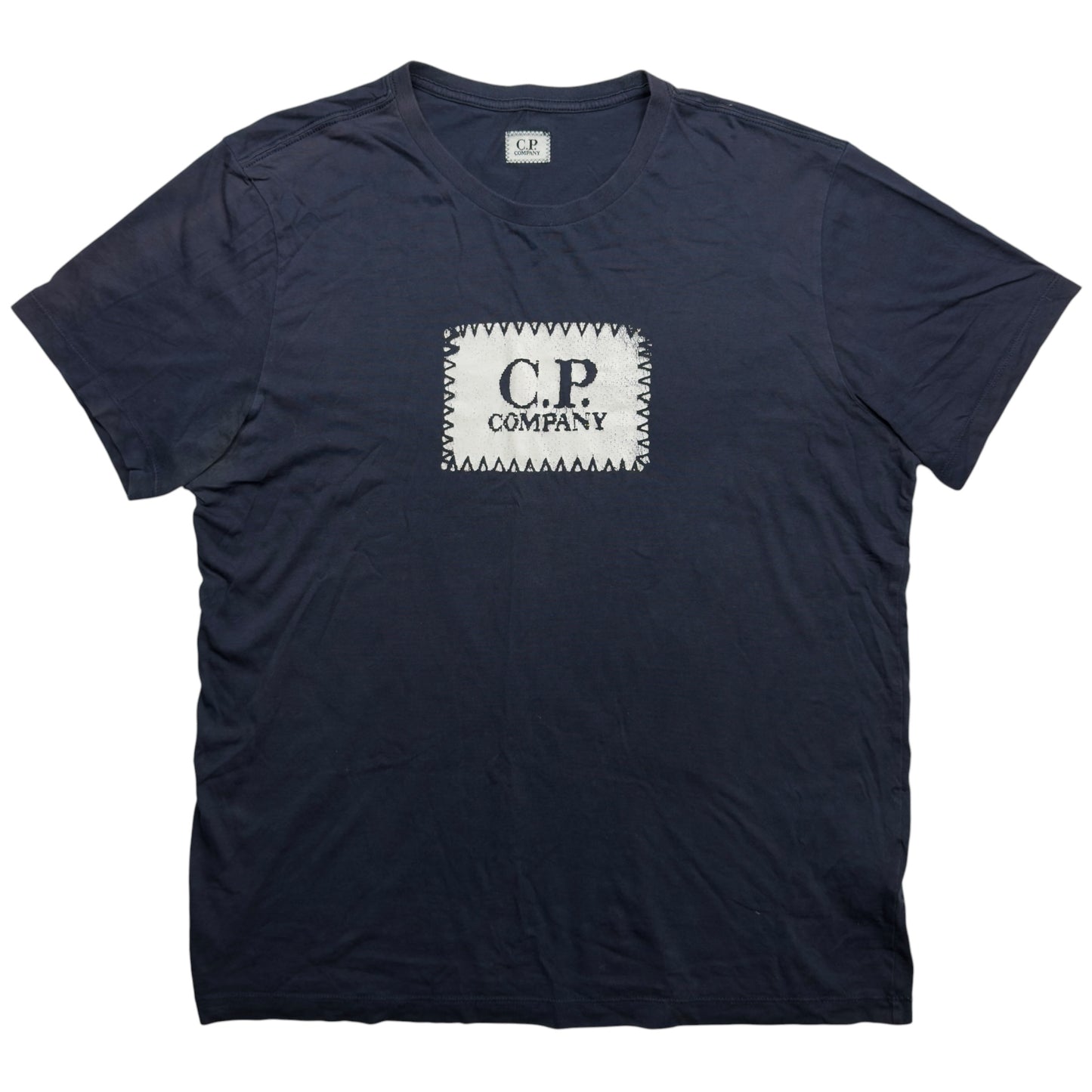 C.P. Company Big Stitch Logo T-Shirt - Navy