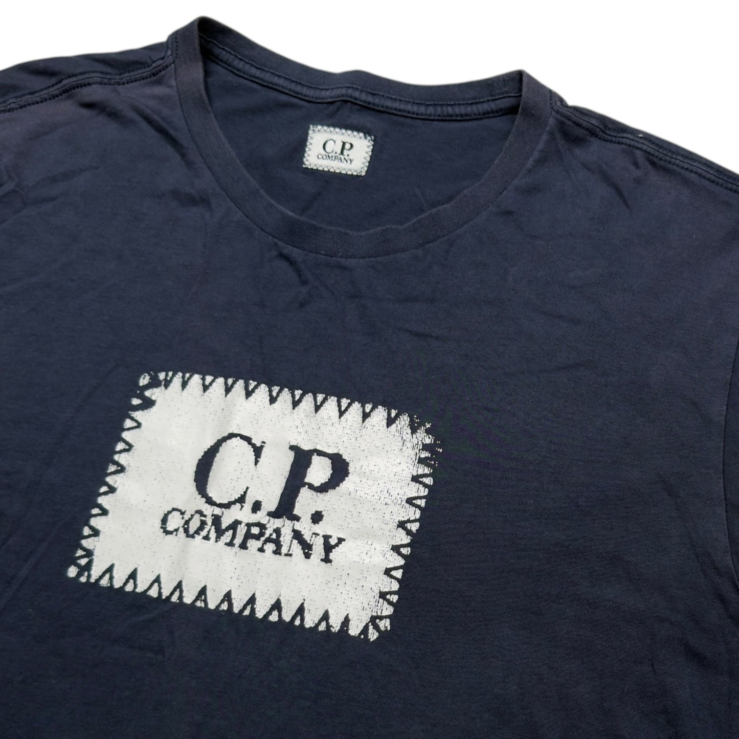 C.P. Company Big Stitch Logo T-Shirt - Navy