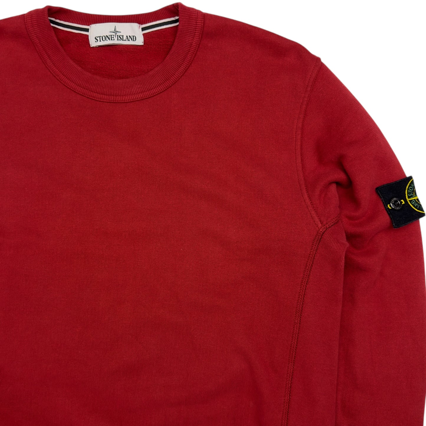 A/W 15 Stone Island Crewneck Sweater - Red