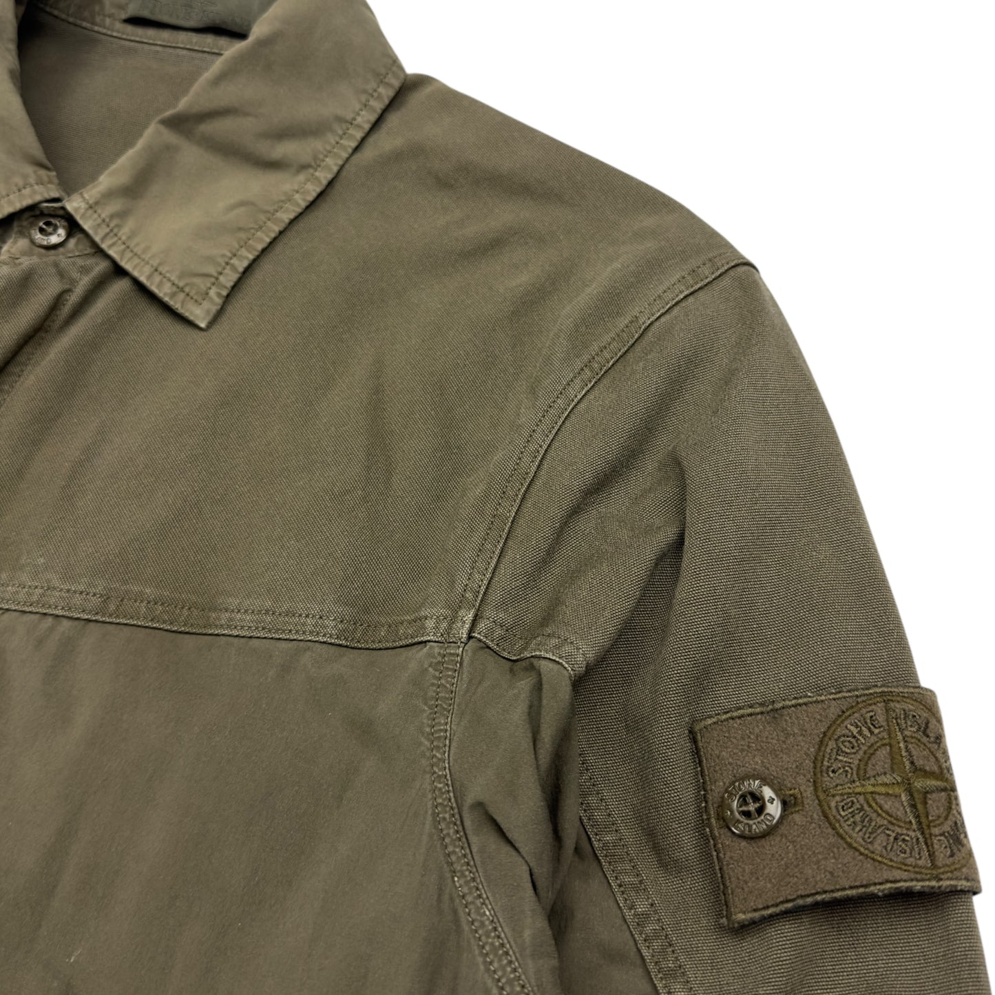 S/S 18 Stone Island Ghost Overshirt - Khaki