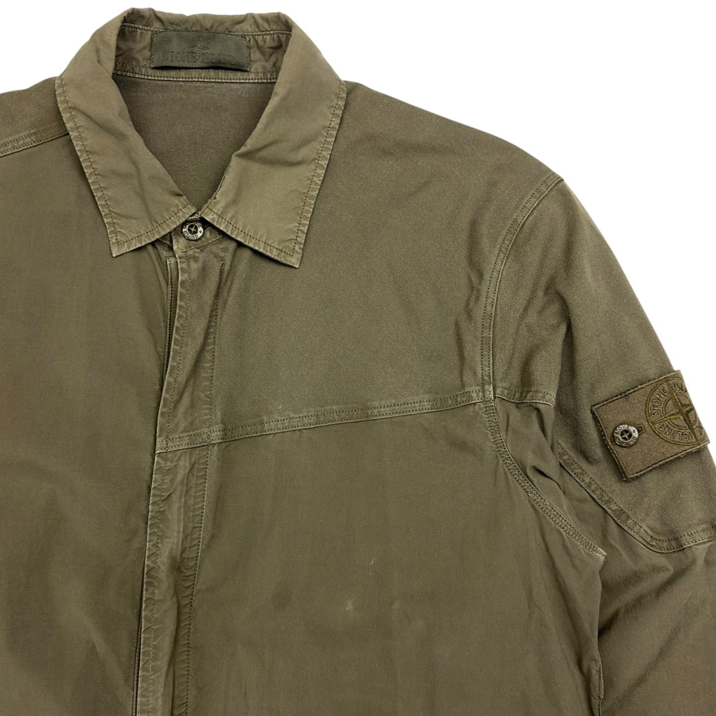 S/S 18 Stone Island Ghost Overshirt - Khaki