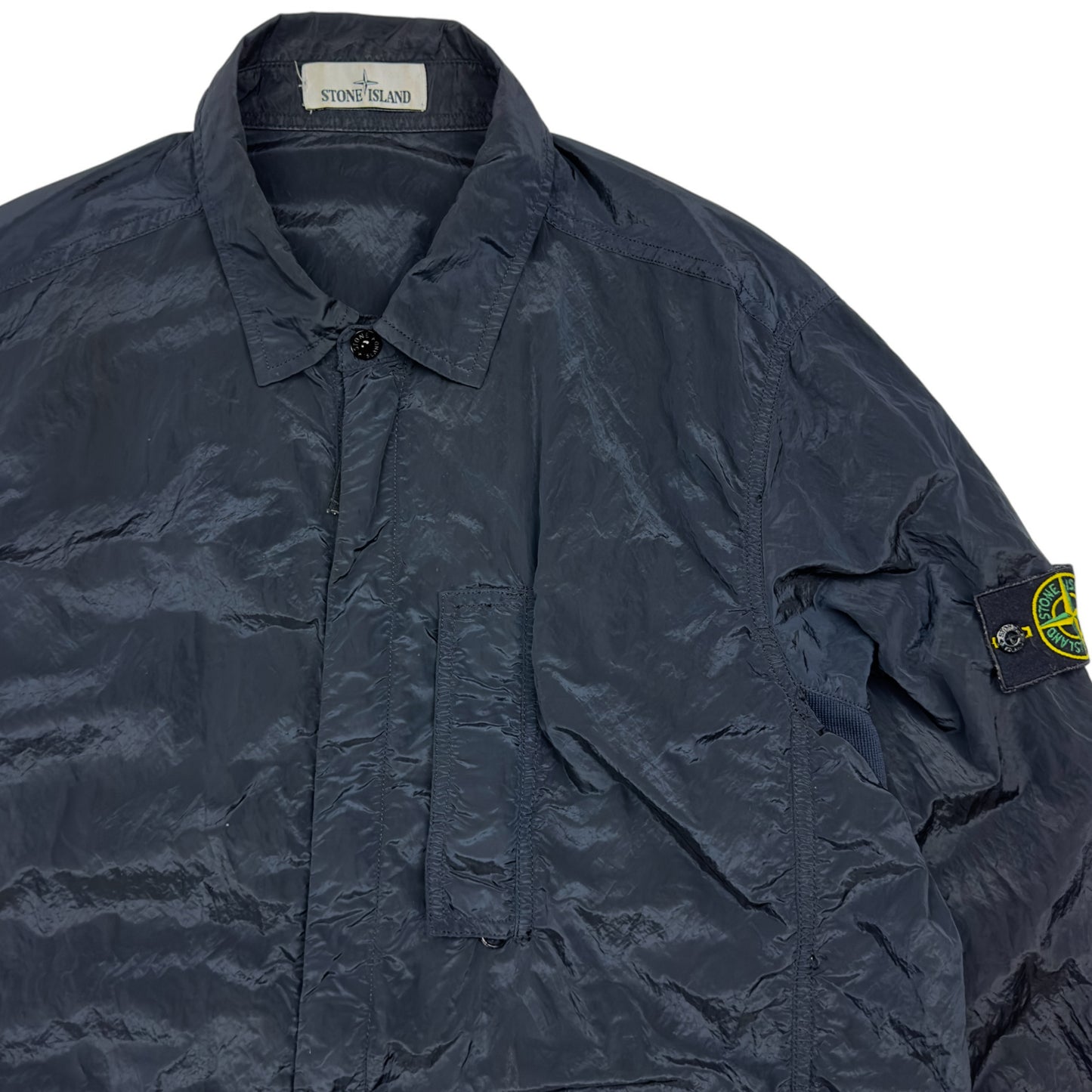 S/S 18 Stone Island Nylon Metal Overshirt - Navy