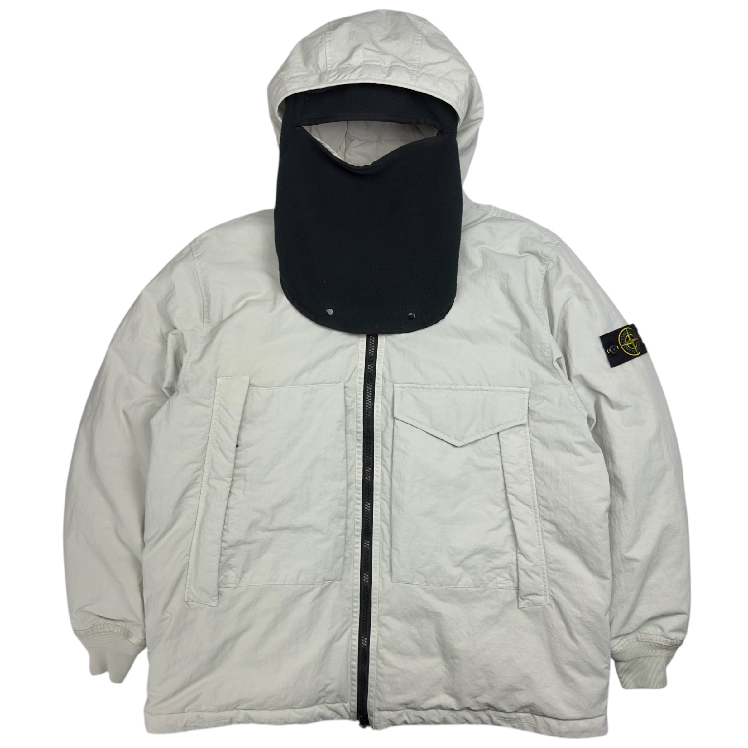 Designer Barclave A/W 22 Stone Island Opaque Nylon Twill Down-TC Balaclava Puffer Jacket ...
