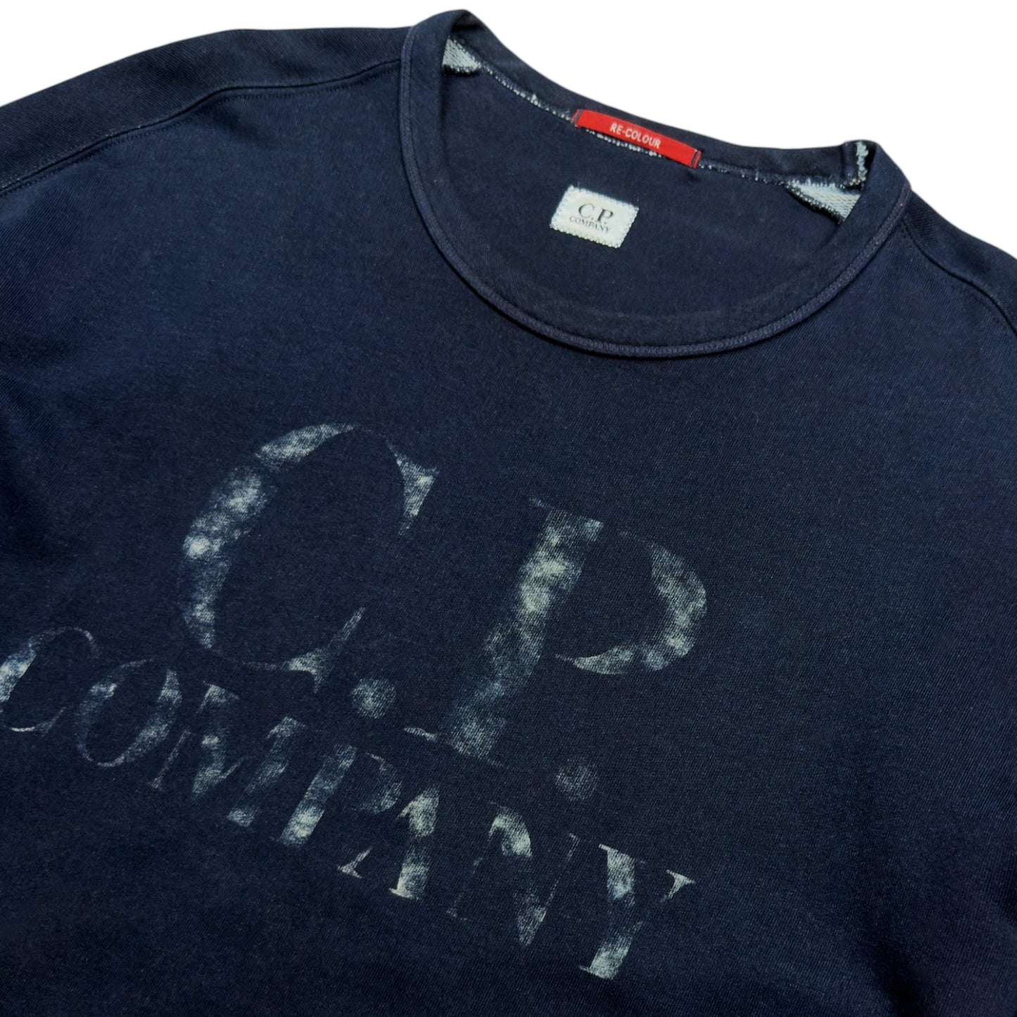 C.P. Company Hand Printed Sweater - Navy