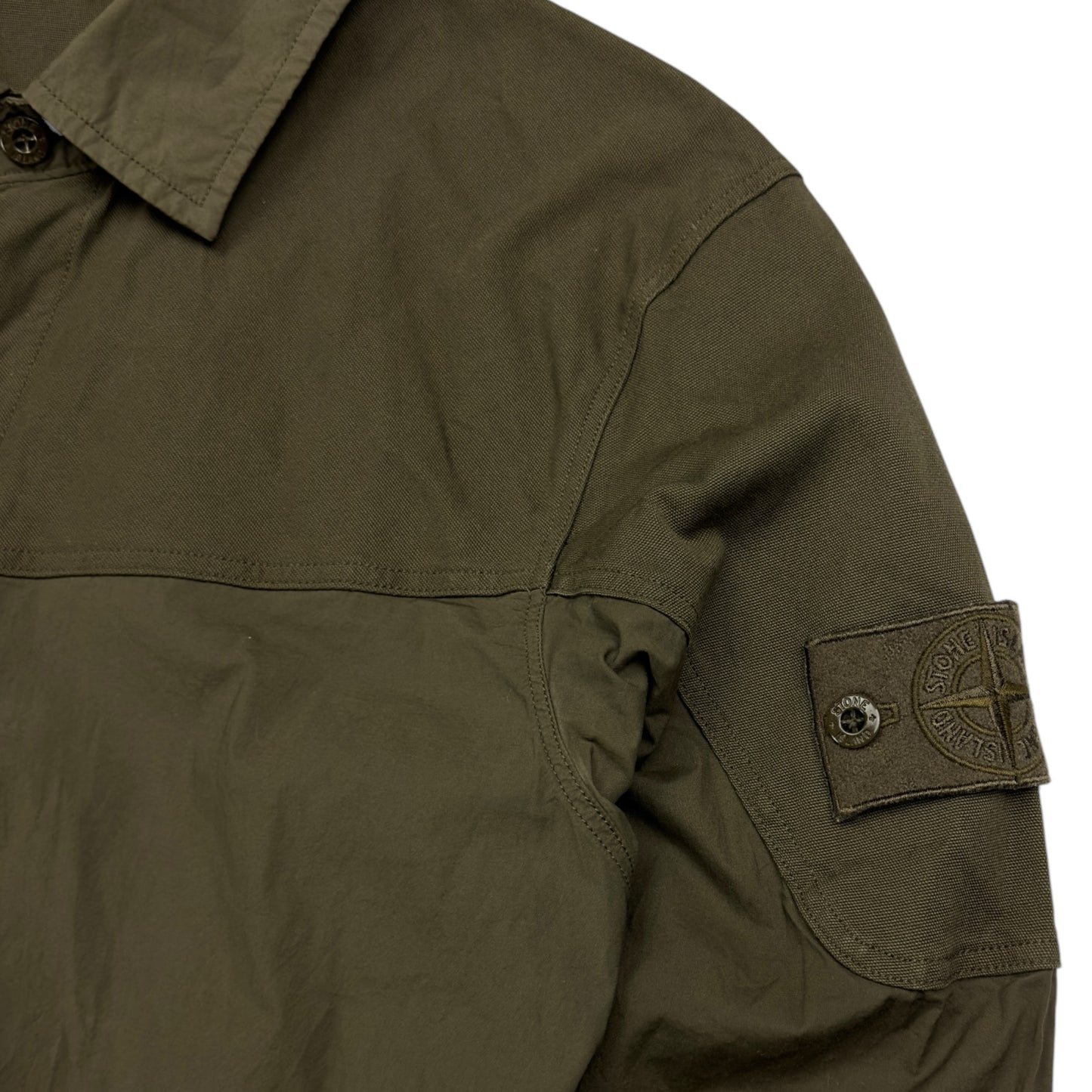 S/S 18 Stone Island Ghost Overshirt - Khaki