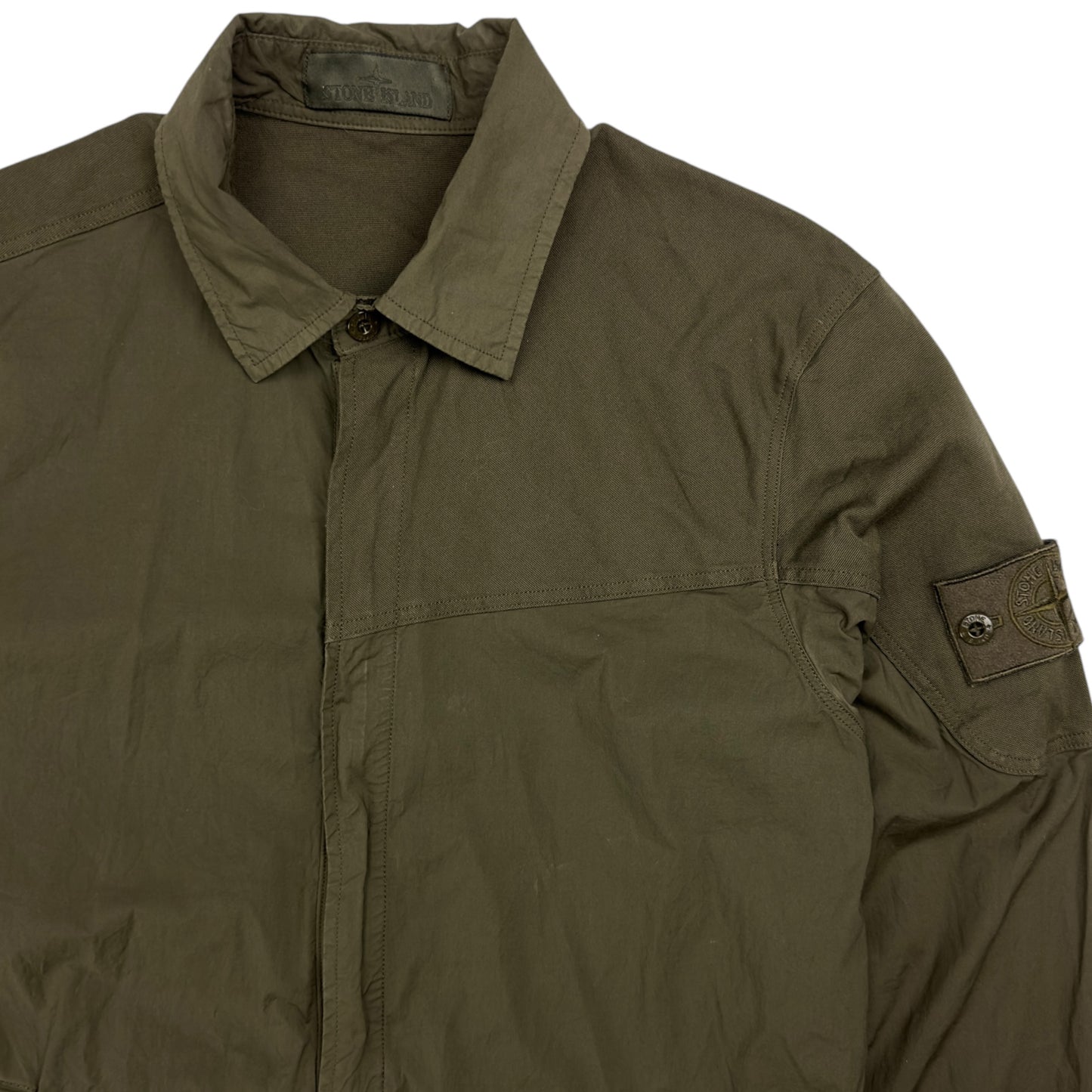 S/S 18 Stone Island Ghost Overshirt - Khaki