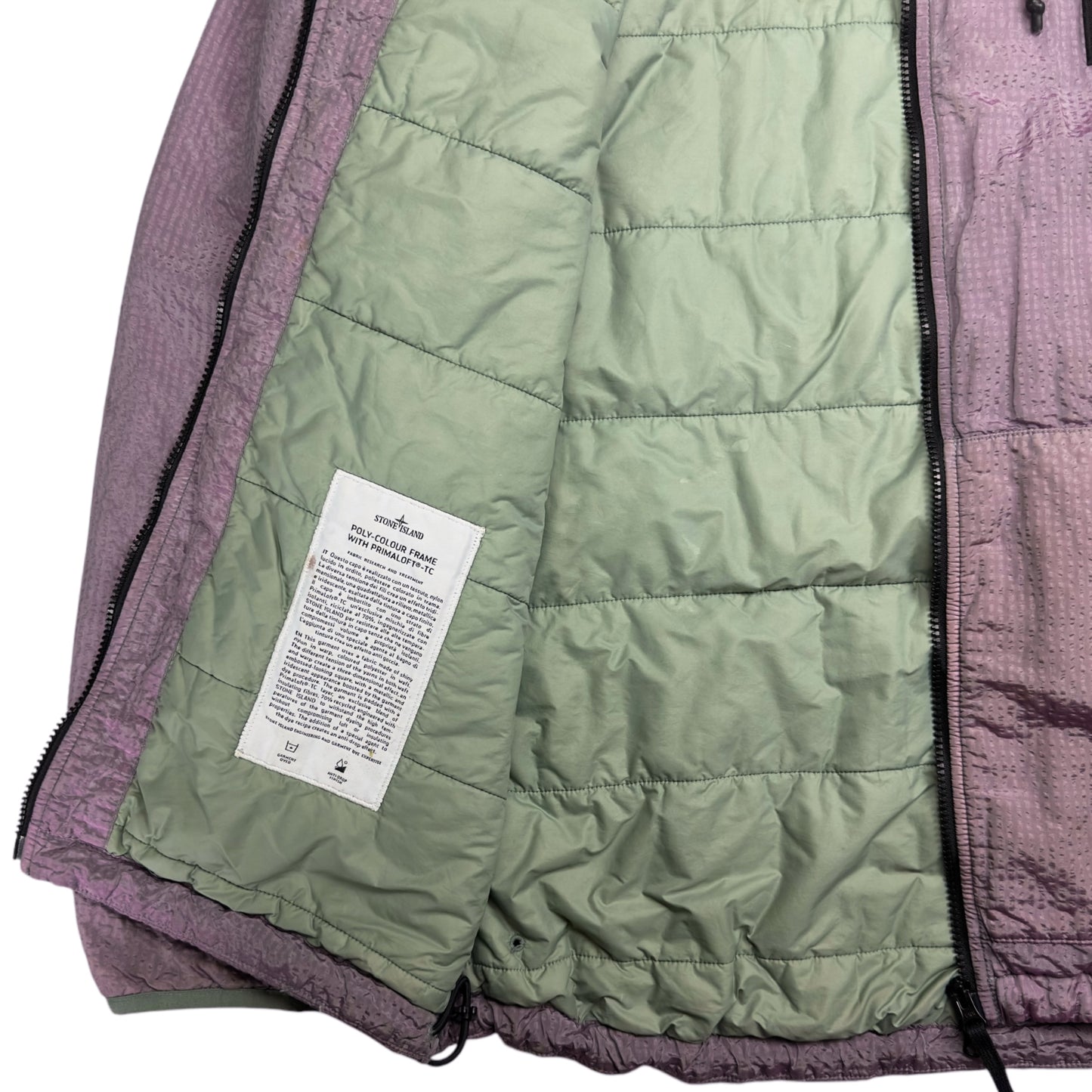 A/W 20 Stone Island Poly-Colour Frame With Primaloft-TC Jacket - Pink