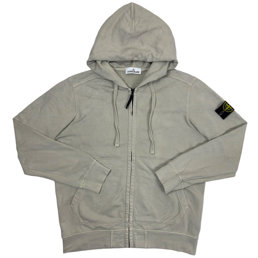A/W 18 Stone Island Full Zip Hoodie - Light Stone