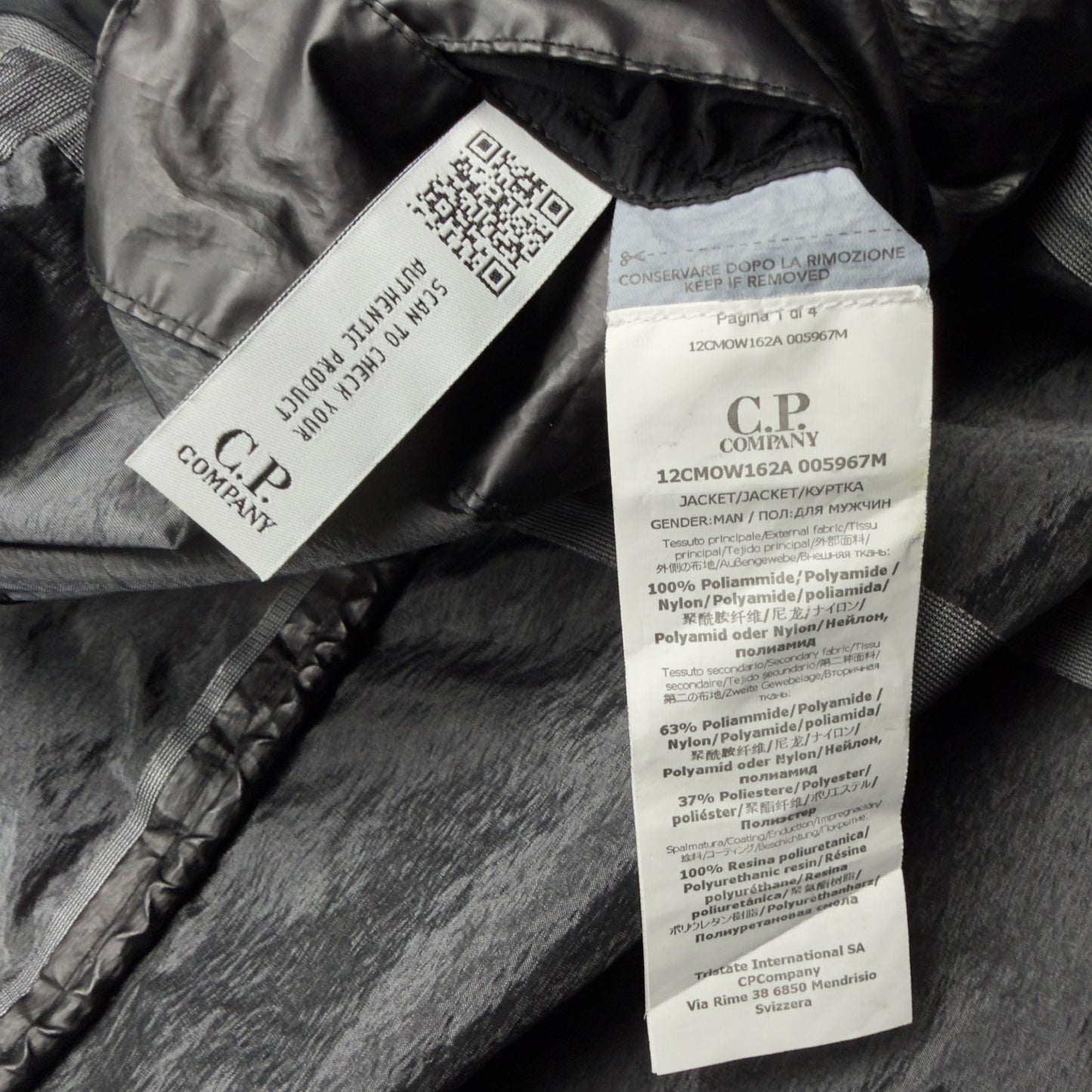C.P. Company Gore-Tex Infinium Parka Jacket - Black